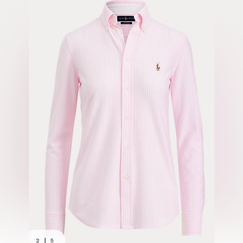 Ralph Lauren Pink Button Down Shirt - Picture 2 of 14